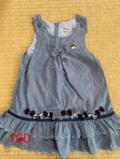 ミキハウスジャンパースカート100 女の子