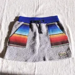 TITICACA チチカカ もこもこ スカート 厚手 アルパカ レインボー