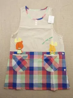 【新品】A-0142 保育士　キャラクターエプロン　くまのがっこう　ルルロロ