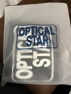 OPTICALSTAR Logo zip hoodie