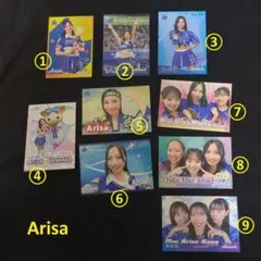 2025 ベイスターズアプリ diana Arisa　9枚セット★バラ売り可のサムネイル