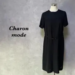 【大きいサイズ】Charon mode ワンピース レース 花柄 黒 3596