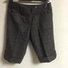 ショートパンツ キュロット ツイード any sis