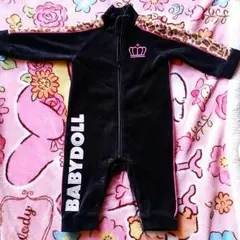 最終値下げ BABYDOLL ロンパース 豹柄