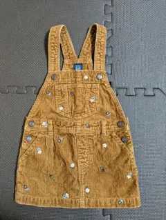 ベビーギャップ　ブラウン コーデュロイ オーバーオール　ジャンパースカート