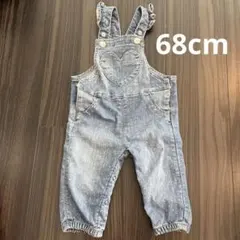 デニムオーバーオール H&M 68cm