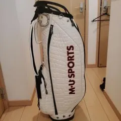 M-U SPORTS クロコダイル風キャディバッグ