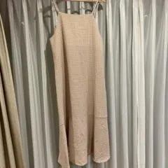 ギンガムチェックワンピース