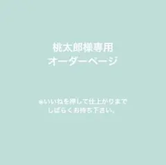 桃太郎様専用ページ