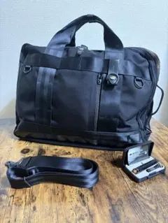 【2層式・付属品付き】PORTER HEAT 3WAY BRIEFCASE