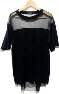 DIESEL メッシュ切り替え 半袖Tシャツ ブラック XSのサムネイル