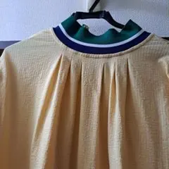 Champion プリーツ入りイエローワンピース