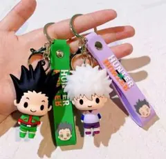 HUNTER×HUNTER　フィギュアキーホルダー２つセット