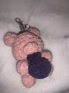 あみぐるみ クマ キーホルダー