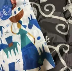 ⭐︎✨KALDI ✨動物柄 折りたたみエコバッグ2個セット！！おまけ✨（50枚）❣️