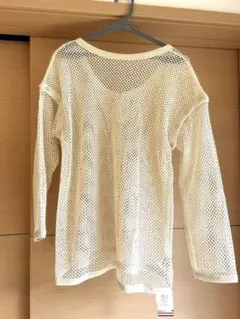 BAYFLOW ベイフロー トランスフォームメッシュプルオーバー　アイボリー