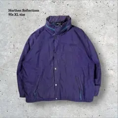 90s古着ナイロンジャケットマウンテンパーカーXL