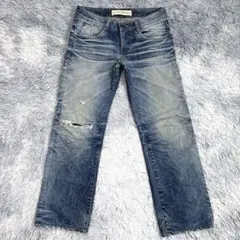 S.NIK JEANS ヴィンテージデニム ストレートジーンズ ヒゲ ハチノスのサムネイル