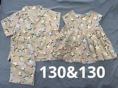 兄妹お揃い　セットアップ　チュニックワンピース