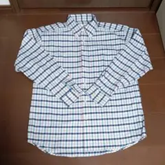 チェック柄 ボタンダウンシャツ 長袖