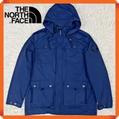 THE NORTH FACE マウンテンパーカー ブルー 2XLフード取り外し可