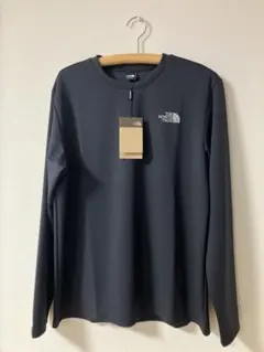 (2098)THE NORTH FACE 黒 長袖カットソー XL