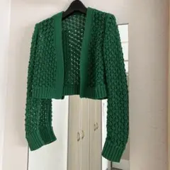 ディノス　ダーマ　クロップドカーディガンＭ