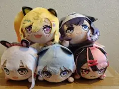 バンドリ　寝そべりぬいぐるみ　夢限大みゅーたいぷ　コンプリートセット