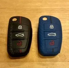Audi スマートキーカバー シリコン製 2個セットのサムネイル