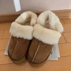 ブラウン ムートンブーツ