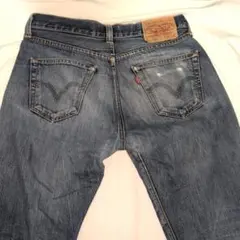（米国製）Levi's 501ストレートデニムインディゴ W30L36