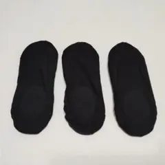 ベリーショートソックス ブラック 3足セット