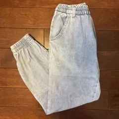 ZARA キッズ デニム ジョガーパンツ ライトブルー 164 13-14のサムネイル