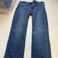 ダークブルーストレートレッグデニム