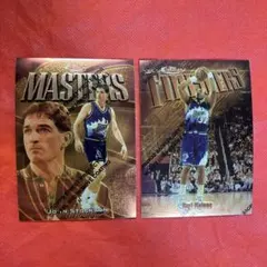 NBA TOPPS FINEST ユタジャズ　ジョンストックトン　カールマローン