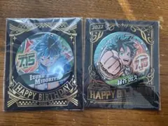 僕のヒーローアカデミア　ヒロアカ　緑谷出久 バースディー　缶バッチ