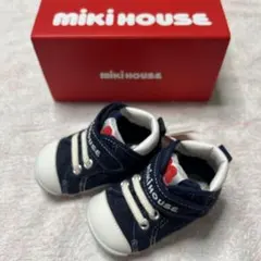 ♡新品未使用♡miki HOUSE♡ネイビー♡ファーストシューズ♡11.5㎝♡