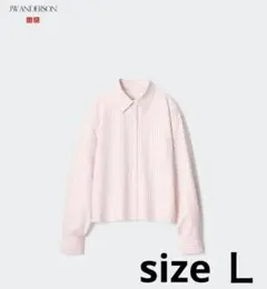 JW ANDERSON ピンクストライプ 長袖シャツ M