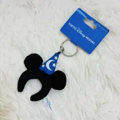 【新品】Disney　ミッキーマウス　ファンタジア　カチューシャ　キーホルダー