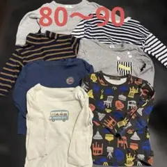 ロンT 薄手トレーナー　トップス　80 90 無印　UNIQLO ベビー　キッズ