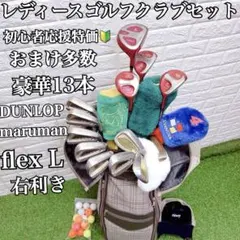 豪華13本 ゴルフを始める方にオススメ 即戦力 レディースゴルフクラブセットのサムネイル