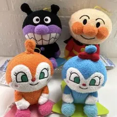 アンパンマン ぬいぐるみセット　ころふわ星乗りぬいぐるみ　全４種