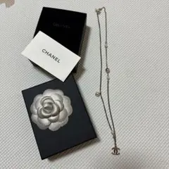CHANEL パールロゴネックレス　ヴィンテージ　シャネル　正規店購入