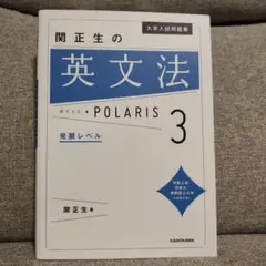 大学入試問題集 関正生の英文法ポラリス[3 発展レベル]のサムネイル