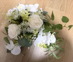 ウェディング　ブーケ　ブートニア　セット
