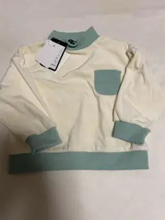 オフホワイト ミント トレーナー 90cm