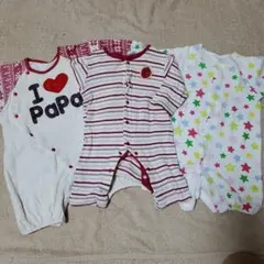 女の子 ロンパース まとめ売り 50～70cm