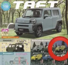 スタンドストーン ダイハツ タフト ガチャ 1/64 サンドベージュのサムネイル