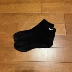 mizuno バレーボール用ショートソックス 黒 Mサイズ