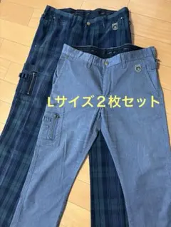 エドウィンゴルフ　メンズゴルフパンツ　 Ｌサイズ　２枚セット